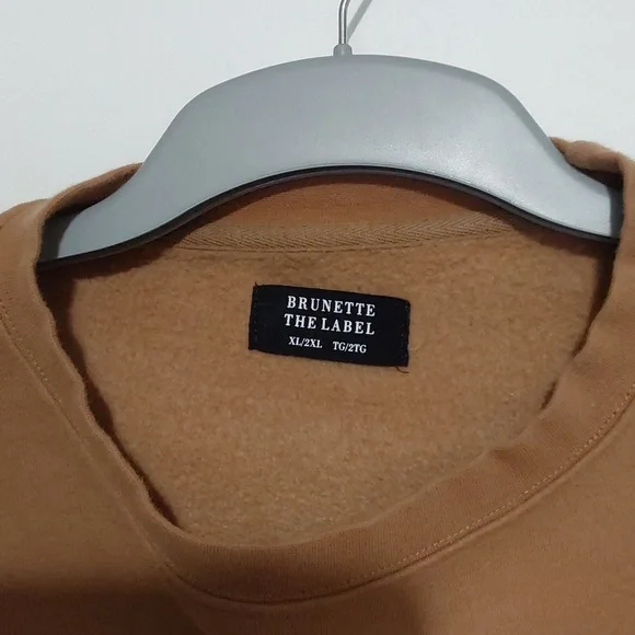 Burnette The Label Country Girl Tan Sweatshirt XL/2XL - Picture 3 of 6